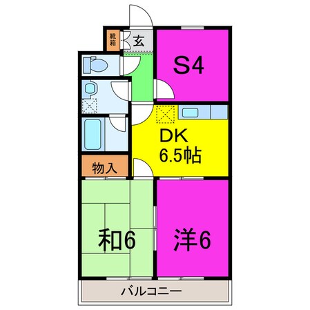 グランヴェル東松山の物件間取画像